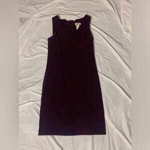 CDC purple suede dress